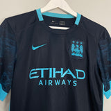 Shop 2015/16 MANCHESTER CITY DE BRUYNE #17 AWAY SHIRT (S) NIKE, classic football shirts, vintage football shirts & retro soccer jerseys at Cult Kits