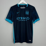 Shop 2015/16 MANCHESTER CITY DE BRUYNE #17 AWAY SHIRT (S) NIKE, classic football shirts, vintage football shirts & retro soccer jerseys at Cult Kits