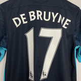 Shop 2015/16 MANCHESTER CITY DE BRUYNE #17 AWAY SHIRT (S) NIKE, classic football shirts, vintage football shirts & retro soccer jerseys at Cult Kits