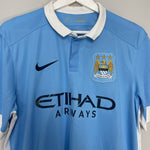 Shop 2015/16 MANCHESTER CITY DE BRUYNE #17 HOME SHIRT (L) NIKE, classic football shirts, vintage football shirts & retro soccer jerseys at Cult Kits