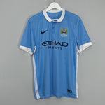 Shop 2015/16 MANCHESTER CITY DE BRUYNE #17 HOME SHIRT (L) NIKE, classic football shirts, vintage football shirts & retro soccer jerseys at Cult Kits