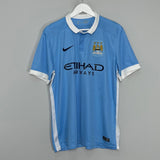 Shop 2015/16 MANCHESTER CITY DE BRUYNE #17 HOME SHIRT (L) NIKE, classic football shirts, vintage football shirts & retro soccer jerseys at Cult Kits