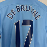 Shop 2015/16 MANCHESTER CITY DE BRUYNE #17 HOME SHIRT (L) NIKE, classic football shirts, vintage football shirts & retro soccer jerseys at Cult Kits
