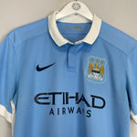 2015/16 MANCHESTER CITY KOMPANY 4 HOME SHIRT (M) NIKE - Cult Kits - Medium - Buy Vintage Football Shirts, Authentic Retro Football Shirts For Sale, Classic Football Shirts & Soccer Jersey