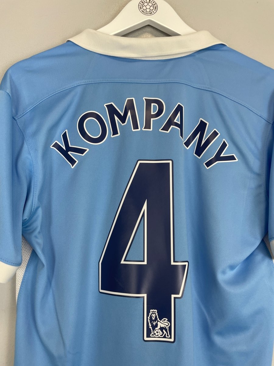 2015/16 MANCHESTER CITY KOMPANY 4 HOME SHIRT (M) NIKE - Cult Kits - Medium - Buy Vintage Football Shirts, Authentic Retro Football Shirts For Sale, Classic Football Shirts & Soccer Jersey