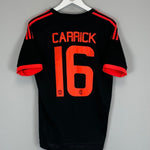 2015/16 MANCHESTER UNITED CARRICK 16 AWAY SHIRT (M) ADIDAS - Cult Kits - Medium - Buy Vintage Football Shirts, Authentic Retro Football Shirts For Sale, Classic Football Shirts & Soccer Jersey