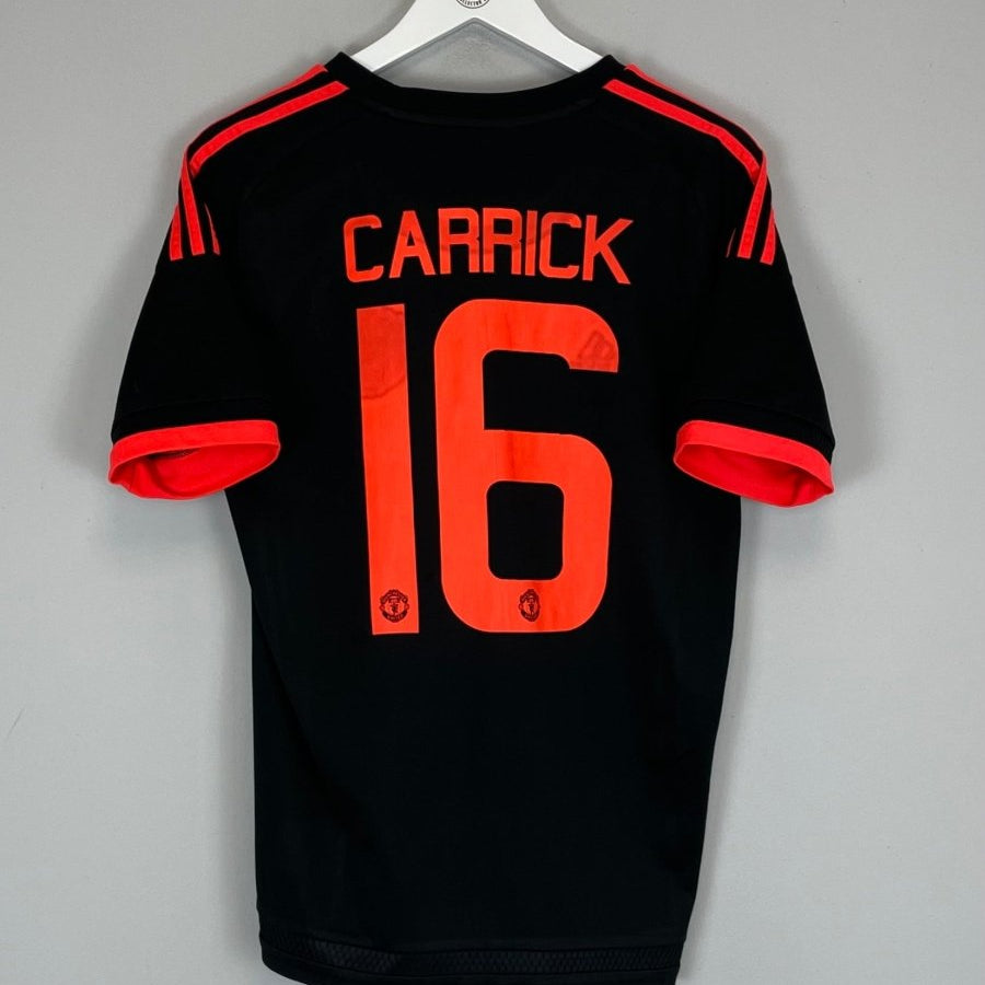 2015/16 MANCHESTER UNITED CARRICK 16 AWAY SHIRT (M) ADIDAS - Cult Kits - Medium - Buy Vintage Football Shirts, Authentic Retro Football Shirts For Sale, Classic Football Shirts & Soccer Jersey