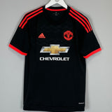 2015/16 MANCHESTER UNITED CARRICK 16 AWAY SHIRT (M) ADIDAS - Cult Kits - Medium - Buy Vintage Football Shirts, Authentic Retro Football Shirts For Sale, Classic Football Shirts & Soccer Jersey