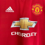 2015/16 MANCHESTER UNITED HOME SHIRT (L) ADIDAS - Cult Kits - Large - Buy Vintage Football Shirts, Authentic Retro Football Shirts For Sale, Classic Football Shirts & Soccer Jersey