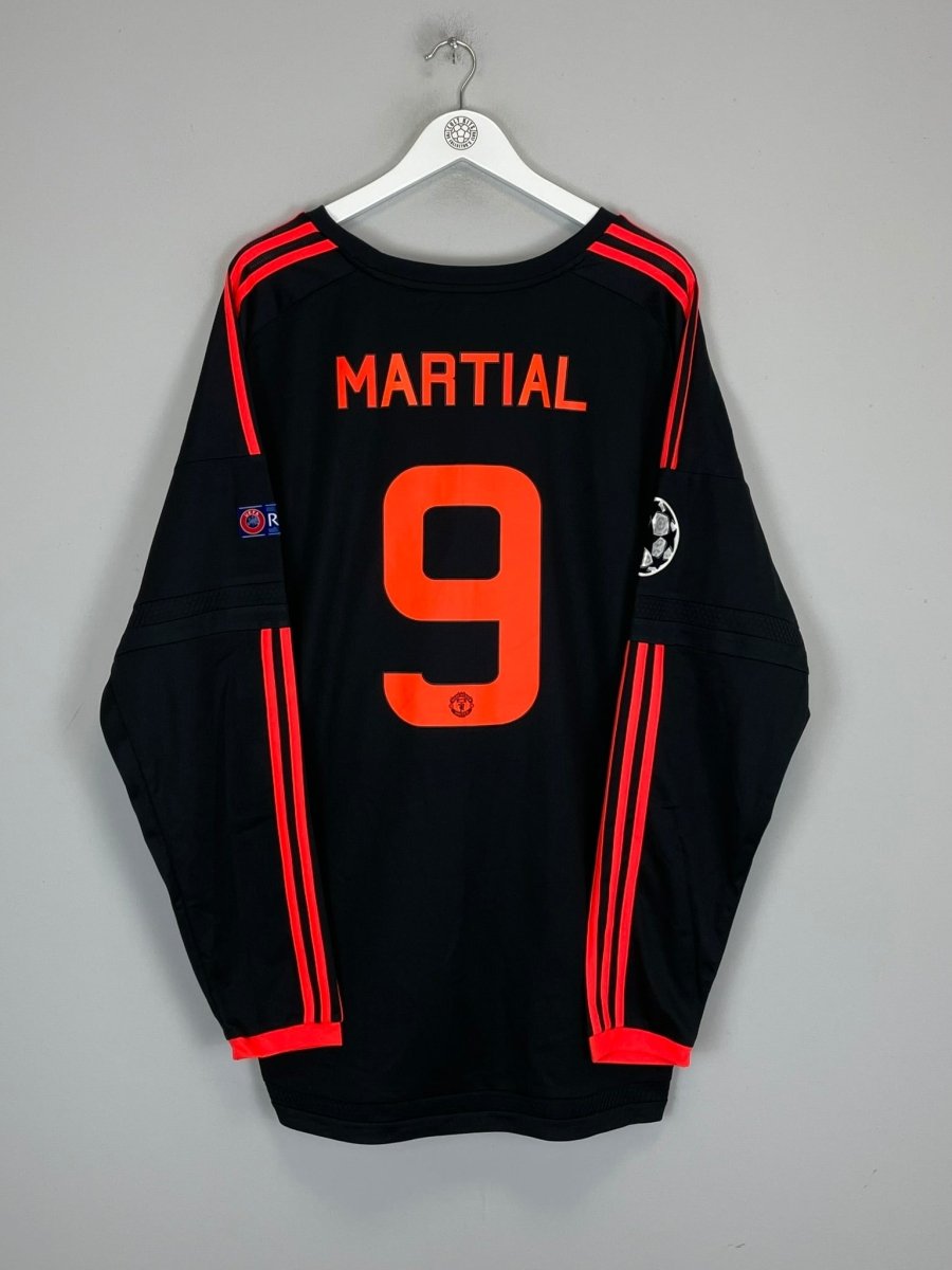 2015/16 MANCHESTER UNITED MARTIAL 9 L/S C/L THIRD SHIRT (XXXL) ADIDAS - Cult Kits - XXXL - Buy Vintage Football Shirts, Authentic Retro Football Shirts For Sale, Classic Football Shirts & Soccer Jersey
