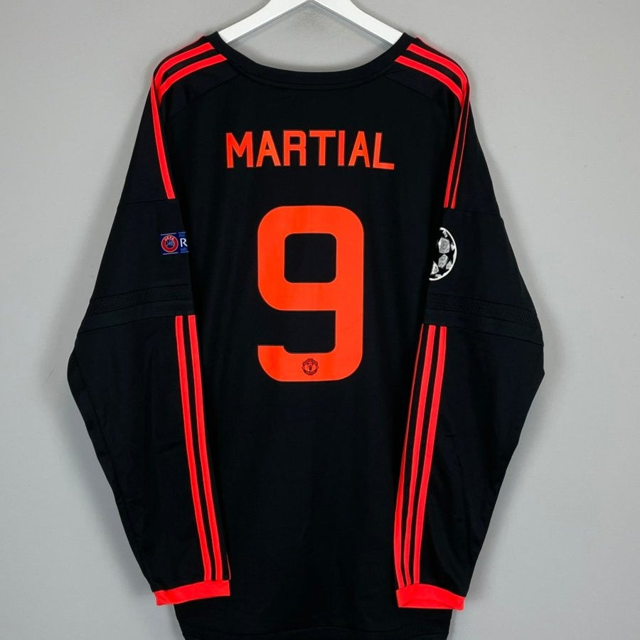2015/16 MANCHESTER UNITED MARTIAL 9 L/S C/L THIRD SHIRT (XXXL) ADIDAS - Cult Kits - XXXL - Buy Vintage Football Shirts, Authentic Retro Football Shirts For Sale, Classic Football Shirts & Soccer Jersey
