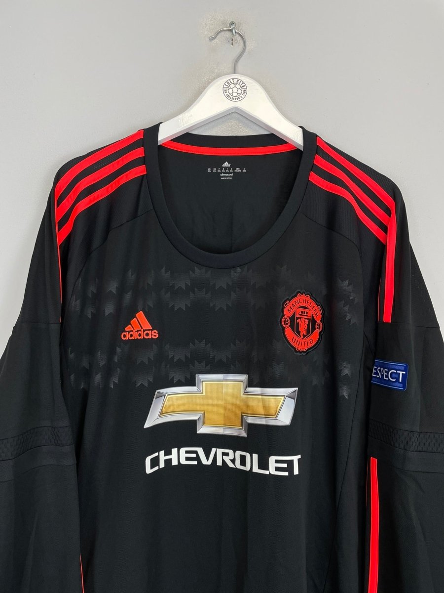 2015/16 MANCHESTER UNITED MARTIAL 9 L/S C/L THIRD SHIRT (XXXL) ADIDAS - Cult Kits - XXXL - Buy Vintage Football Shirts, Authentic Retro Football Shirts For Sale, Classic Football Shirts & Soccer Jersey