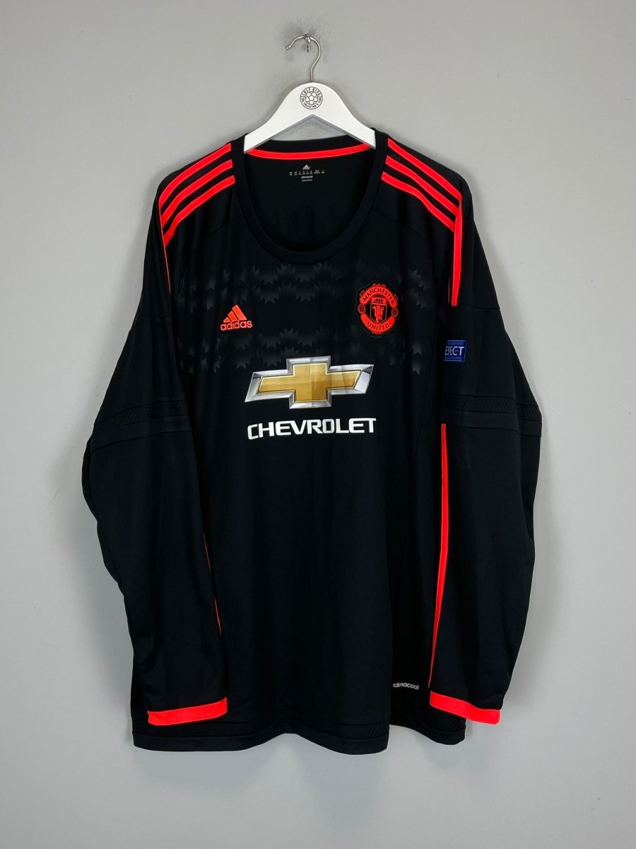 2015/16 MANCHESTER UNITED MARTIAL 9 L/S C/L THIRD SHIRT (XXXL) ADIDAS - Cult Kits - XXXL - Buy Vintage Football Shirts, Authentic Retro Football Shirts For Sale, Classic Football Shirts & Soccer Jersey