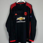 2015/16 MANCHESTER UNITED MARTIAL 9 L/S C/L THIRD SHIRT (XXXL) ADIDAS - Cult Kits - XXXL - Buy Vintage Football Shirts, Authentic Retro Football Shirts For Sale, Classic Football Shirts & Soccer Jersey