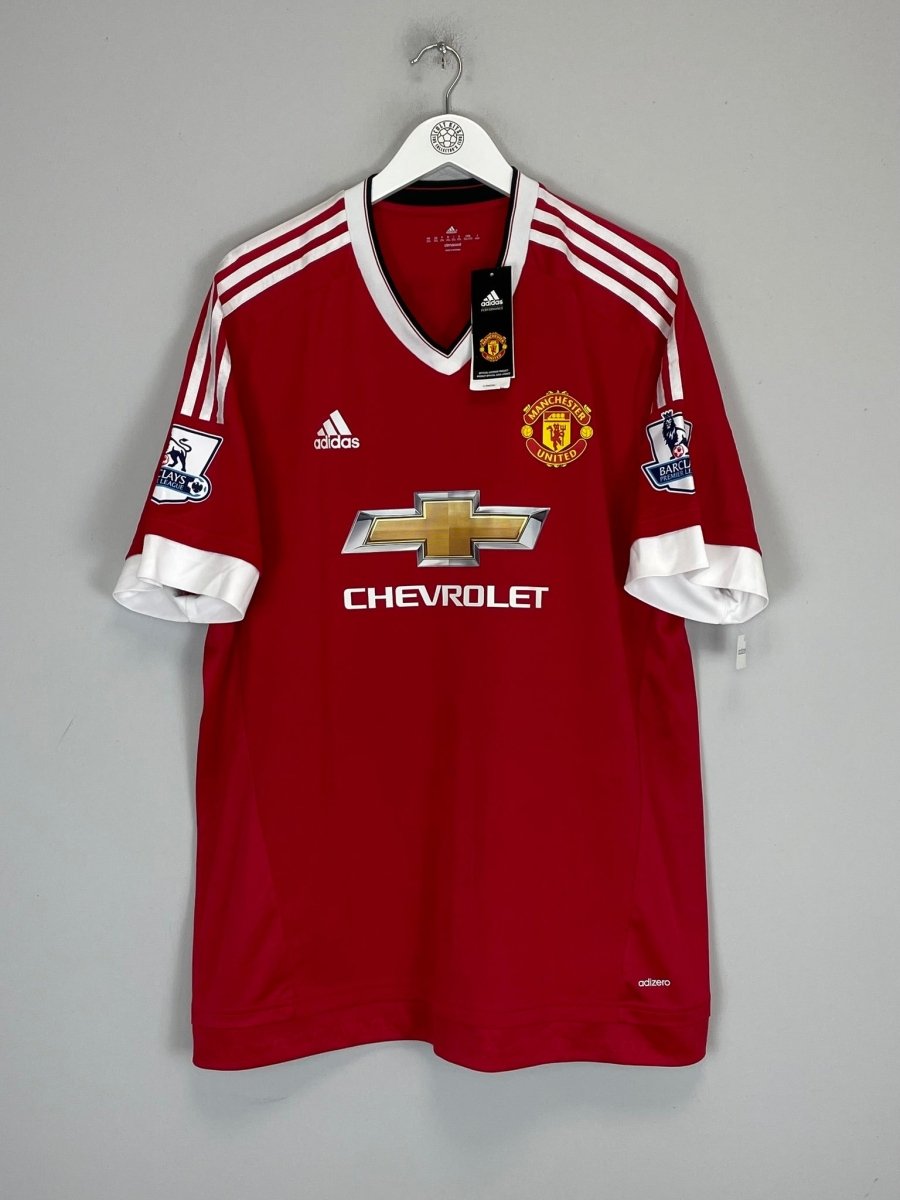 2015/16 MANCHESTER UNITED MEMPHIS 7 *AUTHENTIC* BNWT HOME SHIRT (XXL) ADIDAS - Cult Kits - XXL - Buy Vintage Football Shirts, Authentic Retro Football Shirts For Sale, Classic Football Shirts & Soccer Jersey