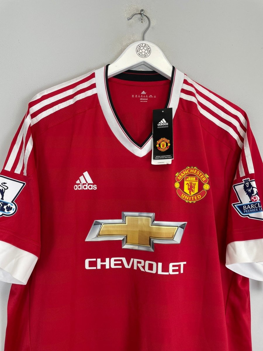 2015/16 MANCHESTER UNITED MEMPHIS 7 *AUTHENTIC* BNWT HOME SHIRT (XXL) ADIDAS - Cult Kits - XXL - Buy Vintage Football Shirts, Authentic Retro Football Shirts For Sale, Classic Football Shirts & Soccer Jersey