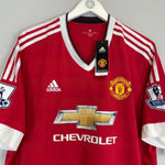 2015/16 MANCHESTER UNITED MEMPHIS 7 *AUTHENTIC* BNWT HOME SHIRT (XXL) ADIDAS - Cult Kits - XXL - Buy Vintage Football Shirts, Authentic Retro Football Shirts For Sale, Classic Football Shirts & Soccer Jersey