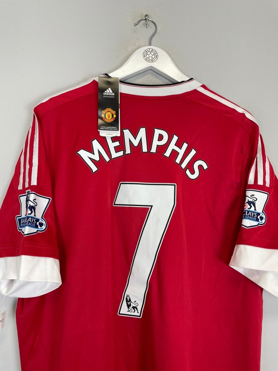 2015/16 MANCHESTER UNITED MEMPHIS 7 *AUTHENTIC* BNWT HOME SHIRT (XXL) ADIDAS - Cult Kits - XXL - Buy Vintage Football Shirts, Authentic Retro Football Shirts For Sale, Classic Football Shirts & Soccer Jersey