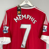 2015/16 MANCHESTER UNITED MEMPHIS 7 *AUTHENTIC* BNWT HOME SHIRT (XXL) ADIDAS - Cult Kits - XXL - Buy Vintage Football Shirts, Authentic Retro Football Shirts For Sale, Classic Football Shirts & Soccer Jersey