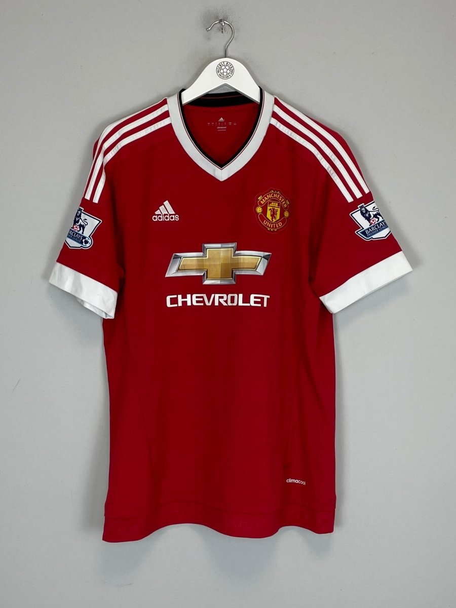 2015/16 MANCHESTER UNITED MEMPHIS 7 HOME SHIRT (L) ADIDAS - Cult Kits - Large - Buy Vintage Football Shirts, Authentic Retro Football Shirts For Sale, Classic Football Shirts & Soccer Jersey