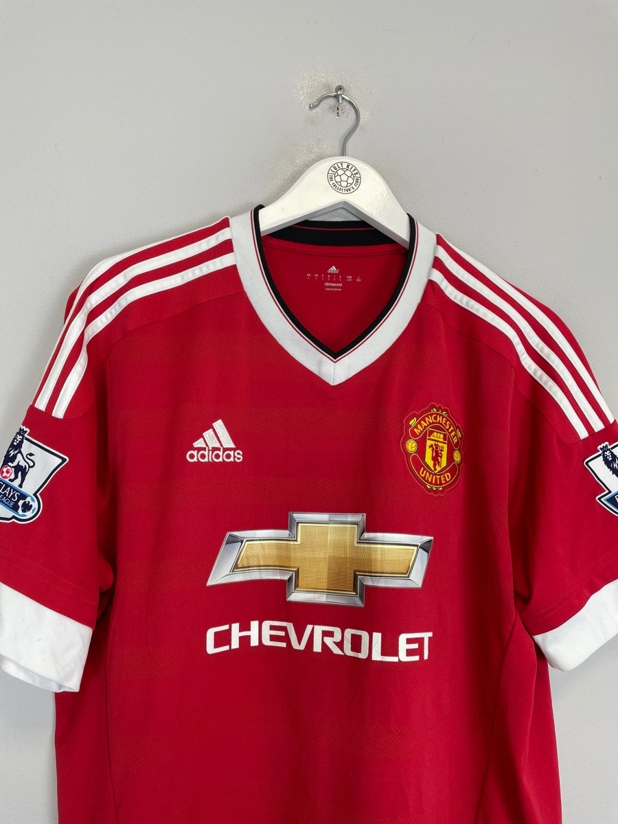 2015/16 MANCHESTER UNITED MEMPHIS 7 HOME SHIRT (L) ADIDAS - Cult Kits - Large - Buy Vintage Football Shirts, Authentic Retro Football Shirts For Sale, Classic Football Shirts & Soccer Jersey