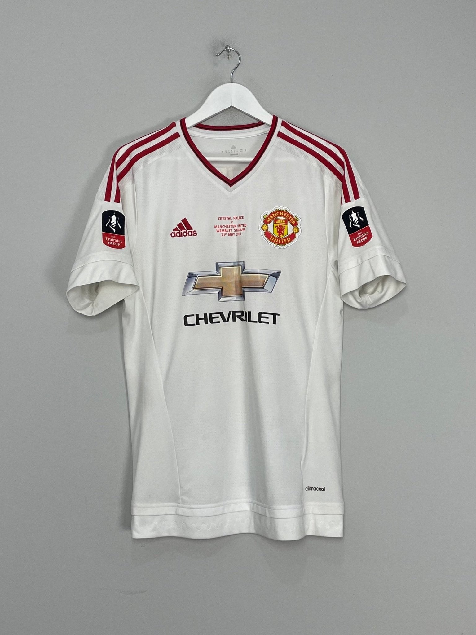 Shop 2015/16 MANCHESTER UNITED RASHFORD #39 FA CUP AWAY SHIRT (M) ADIDAS, classic football shirts, vintage football shirts & retro soccer jerseys at Cult Kits