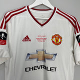 Shop 2015/16 MANCHESTER UNITED RASHFORD #39 FA CUP AWAY SHIRT (M) ADIDAS, classic football shirts, vintage football shirts & retro soccer jerseys at Cult Kits