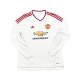 Buy 2015/16 Manchester United Rashford 39 L/S Away Shirt (XL) Adidas ~ Free worldwide shipping available ~ Authentic Vintage Football Shirts from Cult Kits