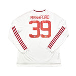 Buy 2015/16 Manchester United Rashford 39 L/S Away Shirt (XL) Adidas ~ Free worldwide shipping available ~ Authentic Vintage Football Shirts from Cult Kits