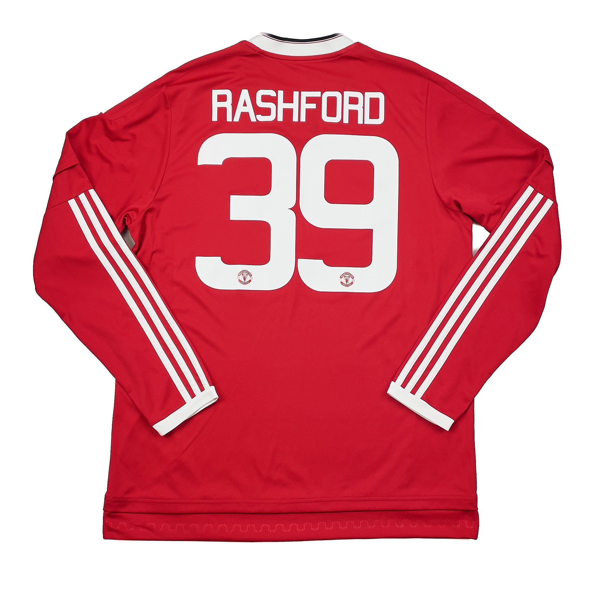 Buy 2015/16 MANCHESTER UNITED RASHFORD 39 L/S HOME SHIRT (L) ADIDAS ~ Free worldwide shipping available ~ Authentic Vintage Football Shirts from Cult Kits