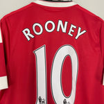 Shop 2015/16 MANCHESTER UNITED ROONEY #10 HOME SHIRT (L) ADIDAS, classic football shirts, vintage football shirts & retro soccer jerseys at Cult Kits