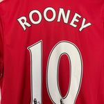 Shop 2015/16 MANCHESTER UNITED ROONEY #10 HOME SHIRT (M) ADIDAS, classic football shirts, vintage football shirts & retro soccer jerseys at Cult Kits