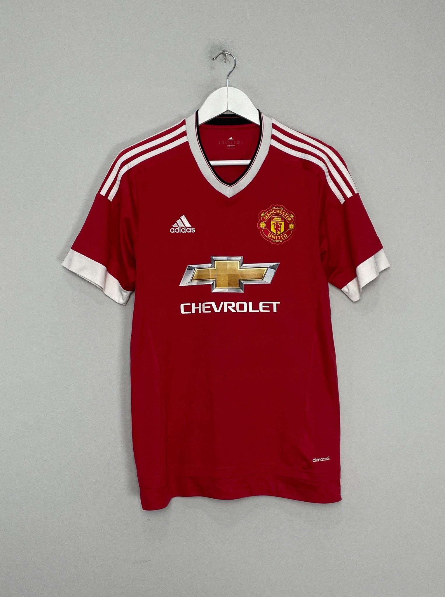 Shop 2015/16 MANCHESTER UNITED ROONEY #10 HOME SHIRT (M) ADIDAS, classic football shirts, vintage football shirts & retro soccer jerseys at Cult Kits