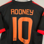 Shop 2015/16 MANCHESTER UNITED ROONEY #10 THIRD SHIRT (L) ADIDAS, classic football shirts, vintage football shirts & retro soccer jerseys at Cult Kits