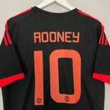 Shop 2015/16 MANCHESTER UNITED ROONEY #10 THIRD SHIRT (L) ADIDAS, classic football shirts, vintage football shirts & retro soccer jerseys at Cult Kits
