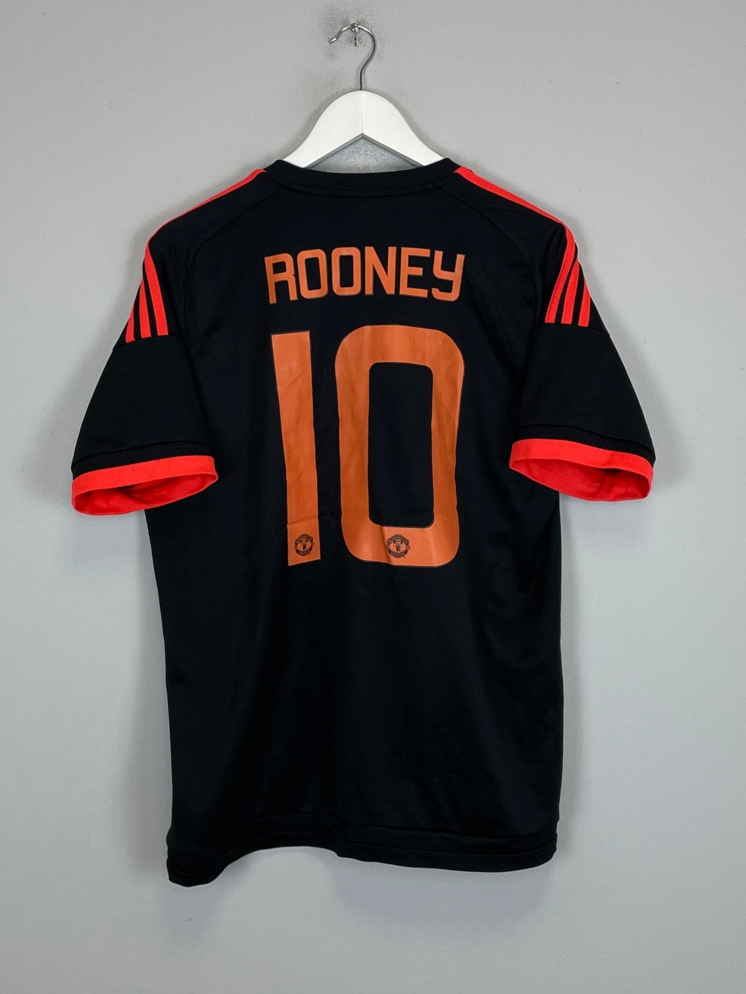 Shop 2015/16 MANCHESTER UNITED ROONEY #10 THIRD SHIRT (L) ADIDAS, classic football shirts, vintage football shirts & retro soccer jerseys at Cult Kits