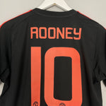 Shop 2015/16 MANCHESTER UNITED ROONEY #10 THIRD SHIRT (M) ADIDAS, classic football shirts, vintage football shirts & retro soccer jerseys at Cult Kits