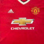 2015 Manchester United Adidas football shirt - view 3 - Cult Kits