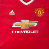 2015 Manchester United Adidas football shirt - view 3 - Cult Kits