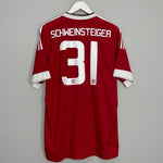 Shop 2015/16 MANCHESTER UNITED SCHWEINSTEIGER #31 HOME SHIRT (XL) ADIDAS, classic football shirts, vintage football shirts & retro soccer jerseys at Cult Kits