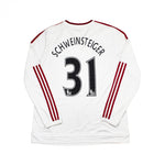 Buy 2015/16 Manchester United Schweinsteiger 31 L/S Away Shirt (XL) Adidas ~ Free worldwide shipping ~ Authentic Vintage Football Shirts from Cult Kits
