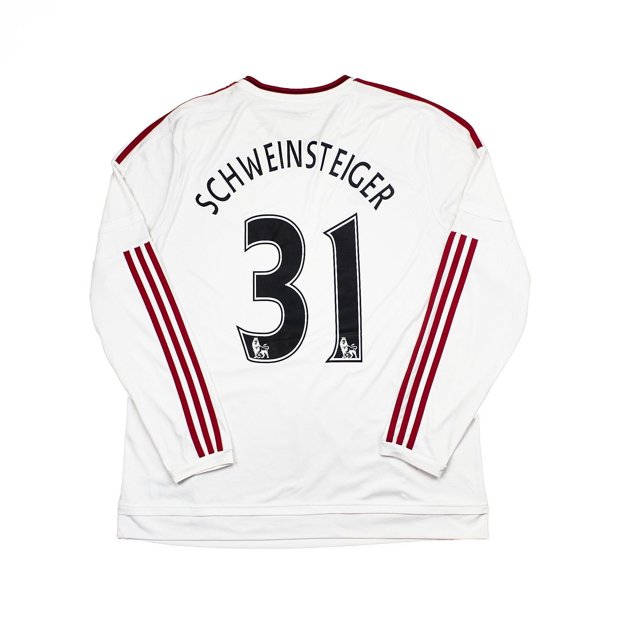 Buy 2015/16 Manchester United Schweinsteiger 31 L/S Away Shirt (XL) Adidas ~ Free worldwide shipping ~ Authentic Vintage Football Shirts from Cult Kits