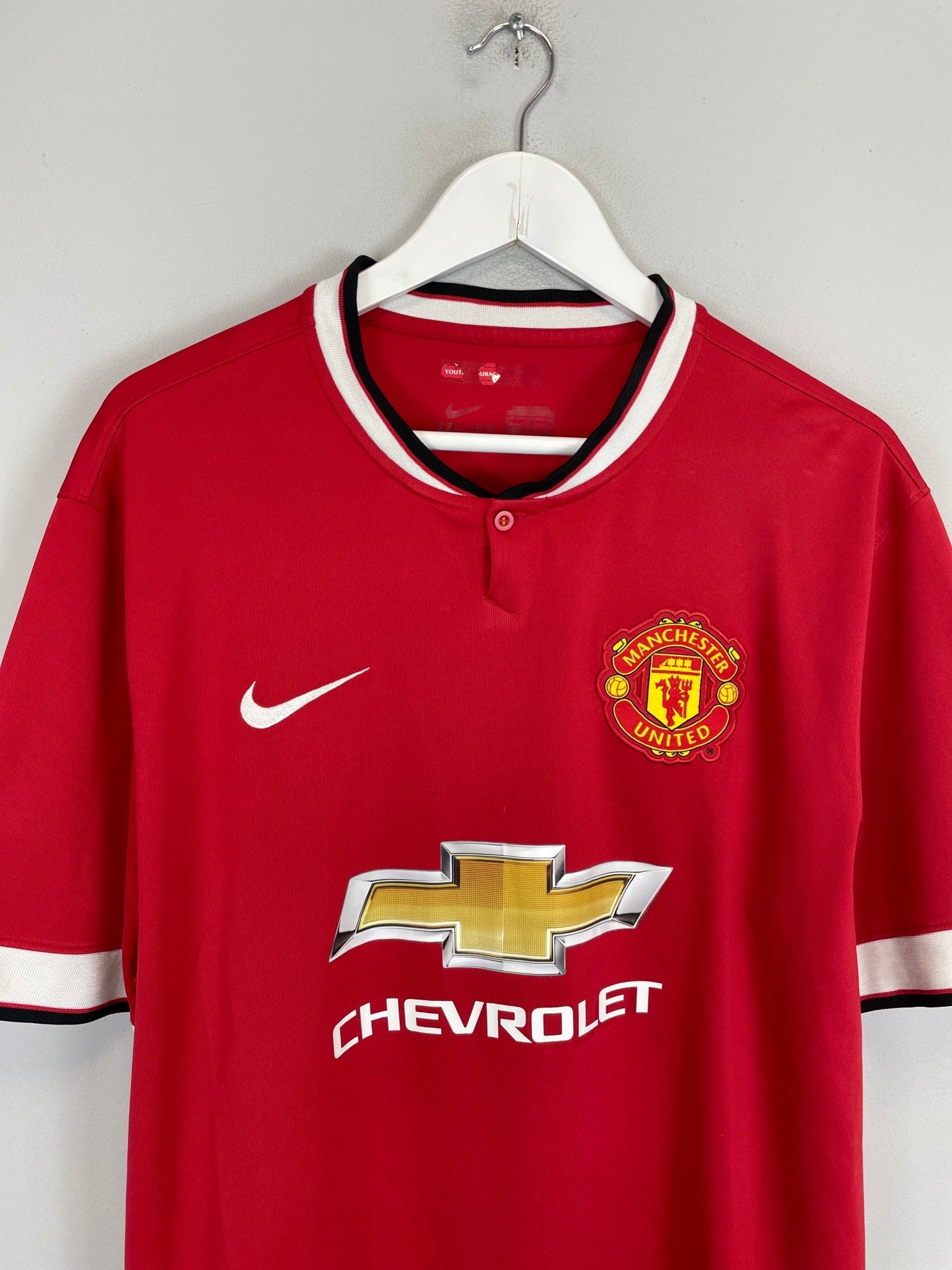 Shop 2015/16 MANCHESTER UNITED V.PERSIE #20 HOME SHIRT (XL) NIKE, classic football shirts, vintage football shirts & retro soccer jerseys at Cult Kits
