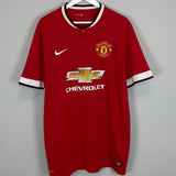 Shop 2015/16 MANCHESTER UNITED V.PERSIE #20 HOME SHIRT (XL) NIKE, classic football shirts, vintage football shirts & retro soccer jerseys at Cult Kits