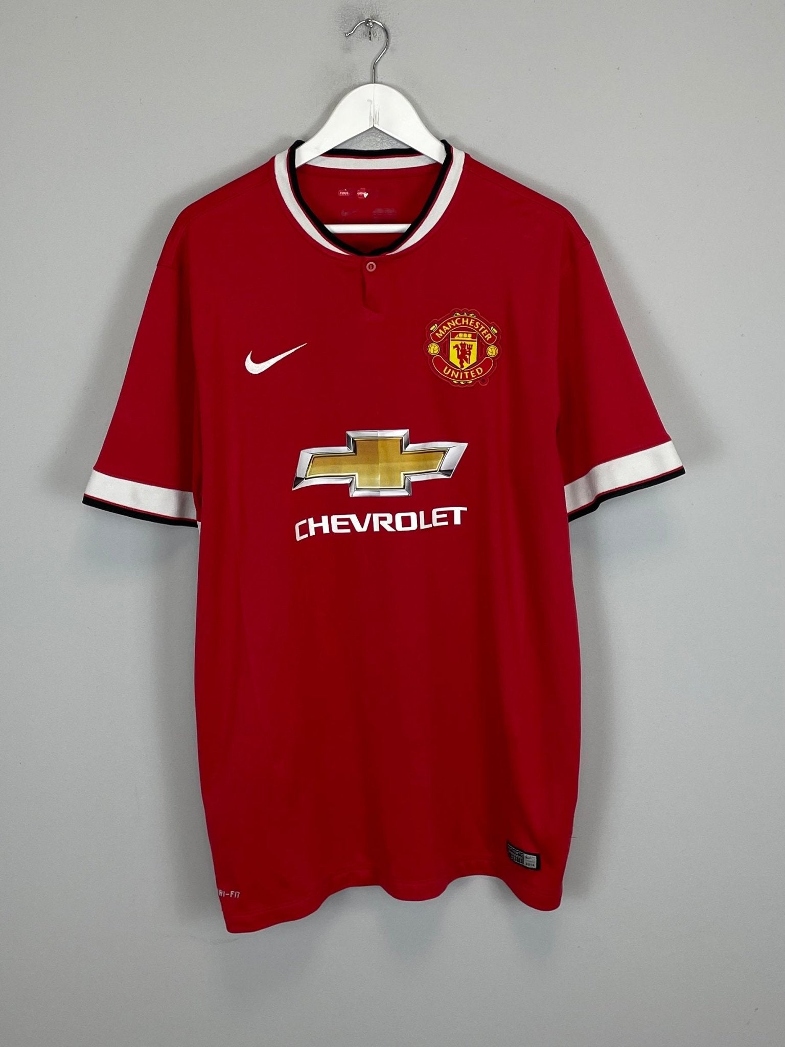 Shop 2015/16 MANCHESTER UNITED V.PERSIE #20 HOME SHIRT (XL) NIKE, classic football shirts, vintage football shirts & retro soccer jerseys at Cult Kits