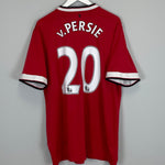 Shop 2015/16 MANCHESTER UNITED V.PERSIE #20 HOME SHIRT (XL) NIKE, classic football shirts, vintage football shirts & retro soccer jerseys at Cult Kits
