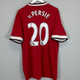 Shop 2015/16 MANCHESTER UNITED V.PERSIE #20 HOME SHIRT (XL) NIKE, classic football shirts, vintage football shirts & retro soccer jerseys at Cult Kits