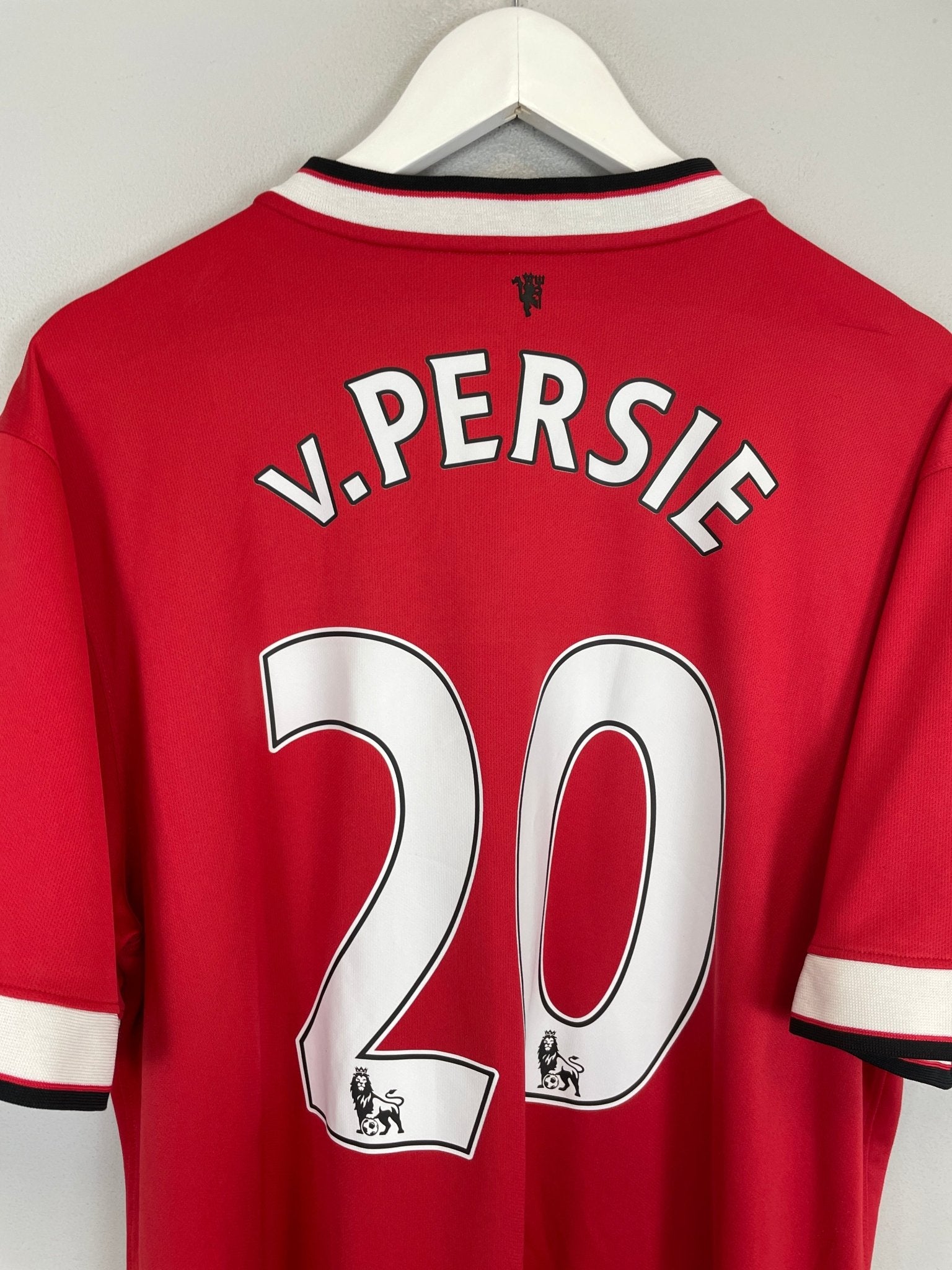 Shop 2015/16 MANCHESTER UNITED V.PERSIE #20 HOME SHIRT (XL) NIKE, classic football shirts, vintage football shirts & retro soccer jerseys at Cult Kits