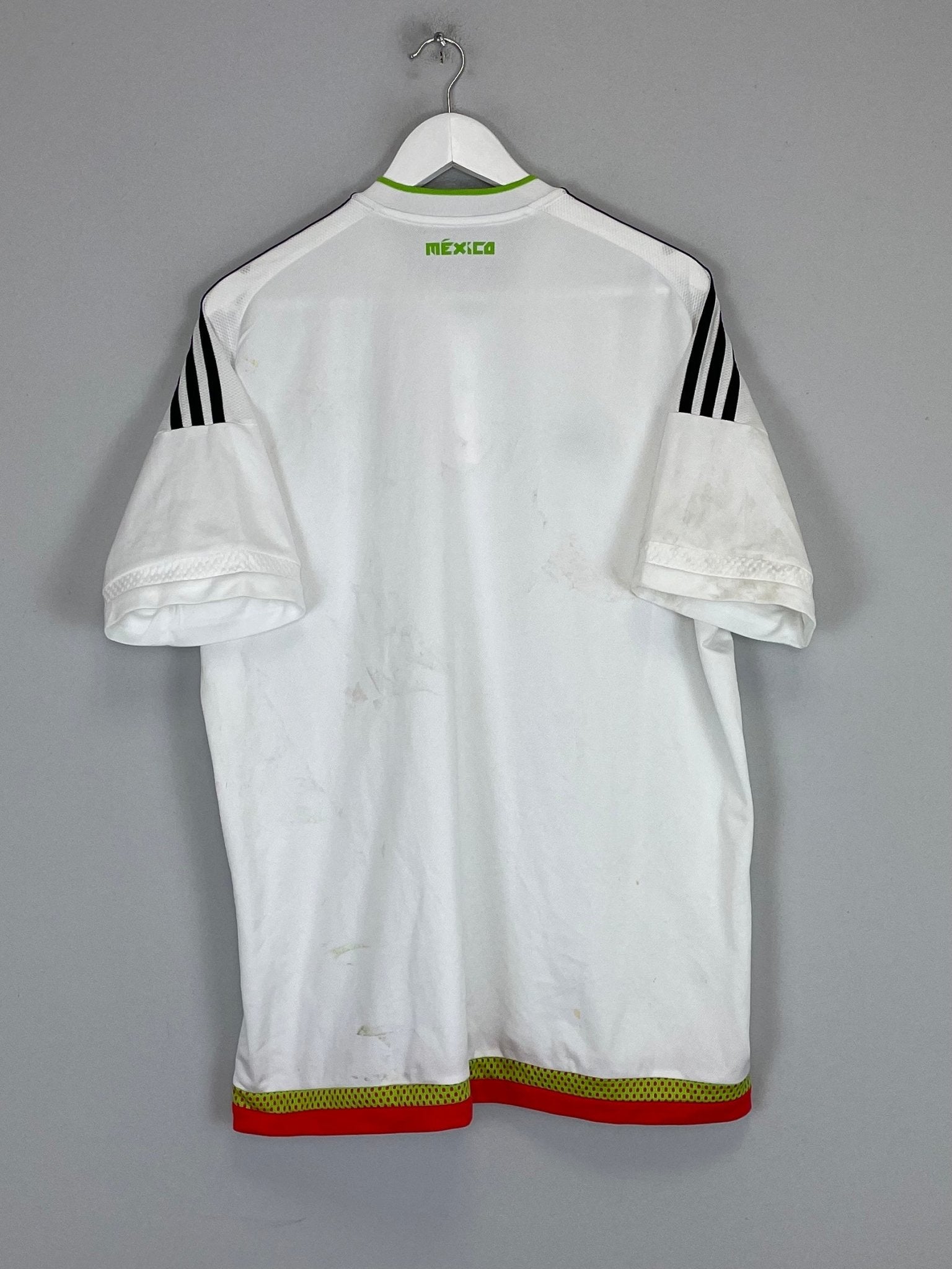 Shop 2015/16 MEXICO AWAY SHIRT (XL) ADIDAS, classic football shirts, vintage football shirts & retro soccer jerseys at Cult Kits