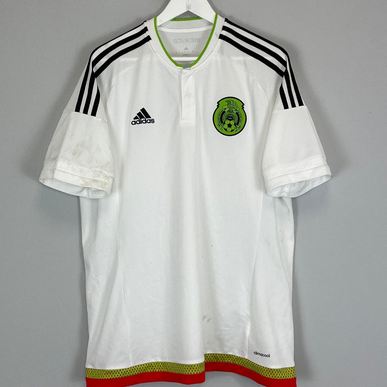 Shop 2015/16 MEXICO AWAY SHIRT (XL) ADIDAS, classic football shirts, vintage football shirts & retro soccer jerseys at Cult Kits